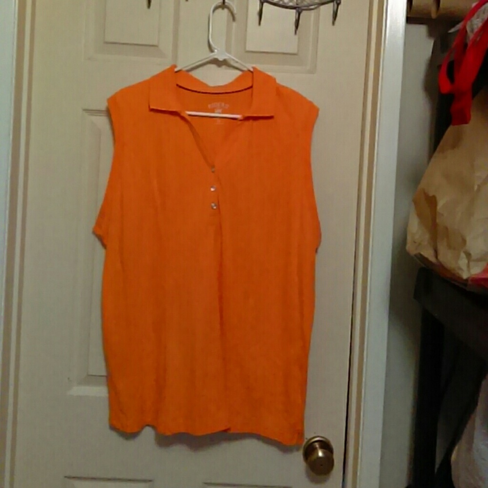 Sleeveless Plus Riders by Lee Top